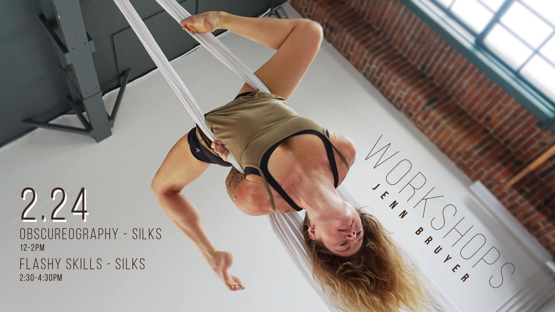 Aerial Silk Workshops with Jenn Bruyer